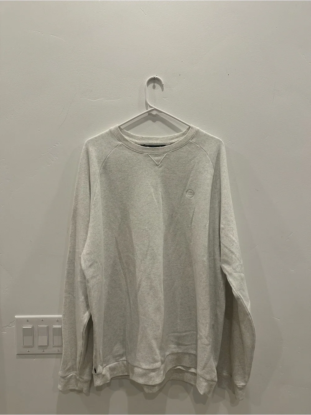 Travis Mathew cloud sweater Heather Grey Crewneck Pullover
